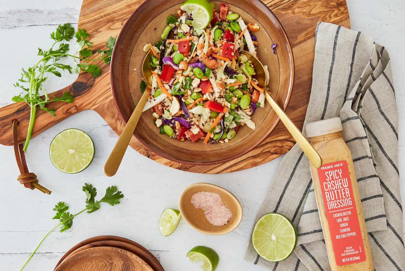 Spicy Cashew Quinoa Salad